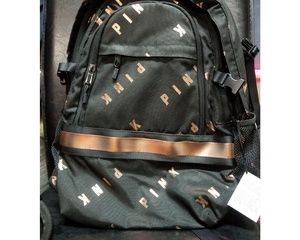 VS PINK: BLACK COLLEGIATE BACKPACK